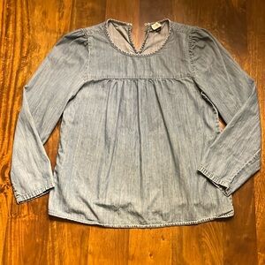 J.Crew Factory Chambray Blouse